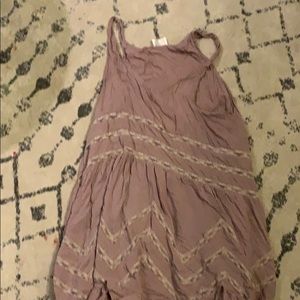 Pink long blouse tunic free people